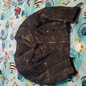 Top shop leather type jacket